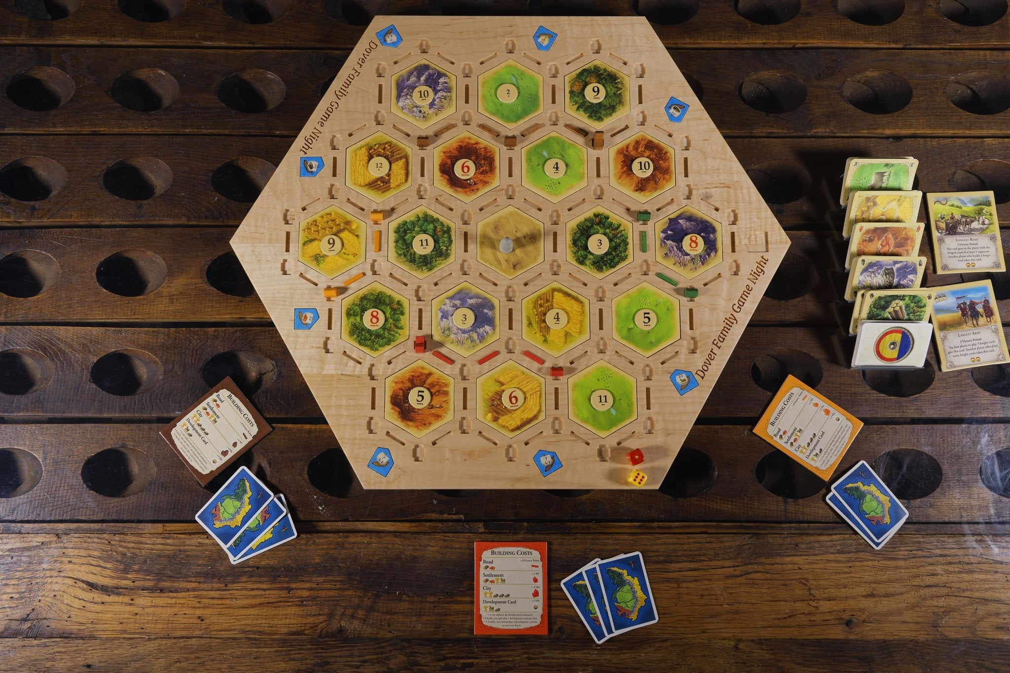 Catan Board — Heirloom Inlay (2–4 Player)