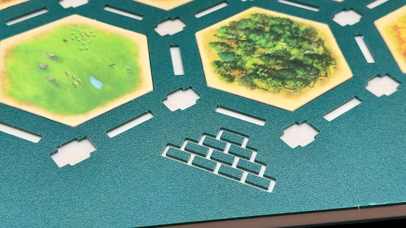 HDPE Catan Board — Inlay Hex Holder