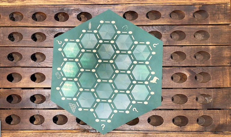 HDPE Catan Board — Inlay Hex Holder