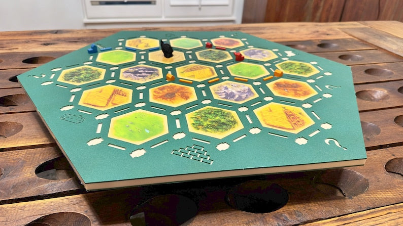 HDPE Catan Board — Inlay Hex Holder