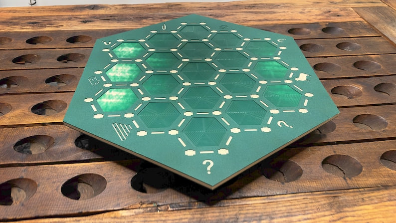 HDPE Catan Board — Inlay Hex Holder