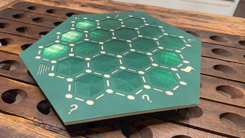 HDPE Catan Board — Inlay Hex Holder