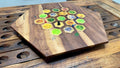 Walnut Catan Board — Heirloom Inlay