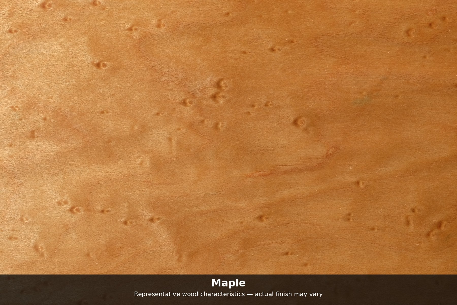 Maple — representative wood characteristics